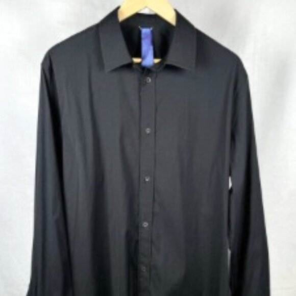 Kit and Ace, Black, Button Down, Long Sleeve Shirt, Size 8, Women/Men - Picture 1 of 1